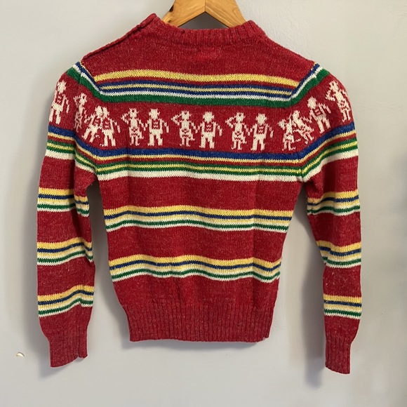 Vintage Kids Sweater Knit Pattern 70s-80s - Picture 6 of 7